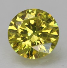 0.33 ct Diamant Naturel Jaune