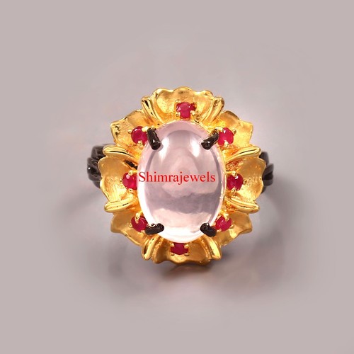 Naturel rose quartz chauffé - rose,