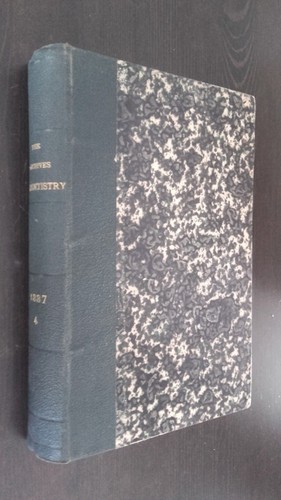 Dentistry editors for 1887 - , dr