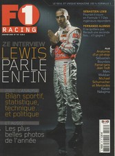 F1 RACING n°107 01/2008 BILAN F1 2007 LEWIS HAMILTON SEBASTIEN LOEB ALONSO