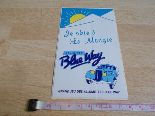 Autocollant gauloises blue - autocollant, way