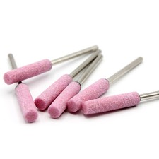 6x Meules Forme Cylindrique Ø5mm pour Dremel Proxxon Frotteur Accessoire Affiler