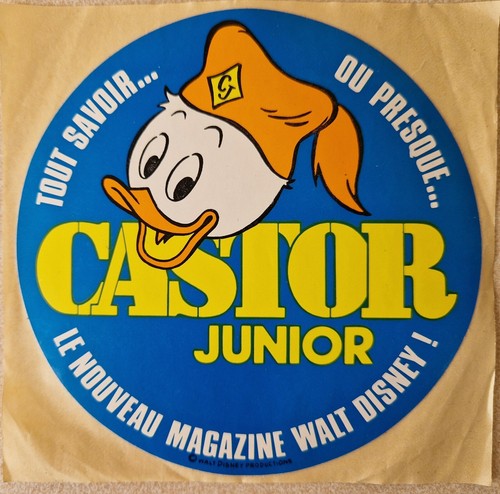 Autocollant castor junior le - ",