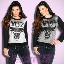 Sweat-Shirt Pull Femme Manches