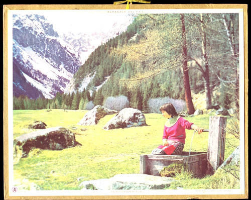 Calendrier poste ptt 1963 - calendrier, la