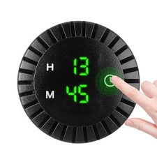 Horloge Numérique Étanche 12V 24V pour Véhicules Tout Route Contrôle Tactile