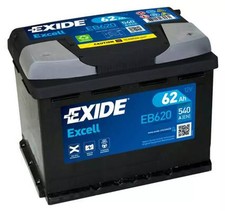 Batterie de voiture EXIDE 62Ah/540A 