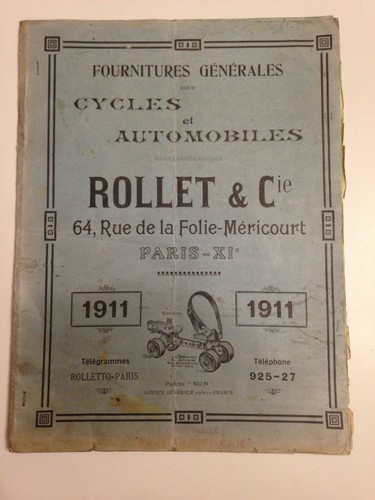 Ancien catalogue cycles - catalogue,
