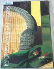 1991 PEUGEOT 205 GREEN Catalogue Brochure Folder Prospekt Dépliant Document Pub