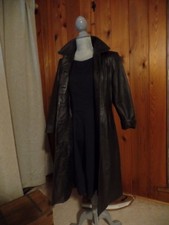 GIANNI Leather Coat Size 4