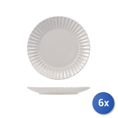 Assiette plate lotus en - h&h,