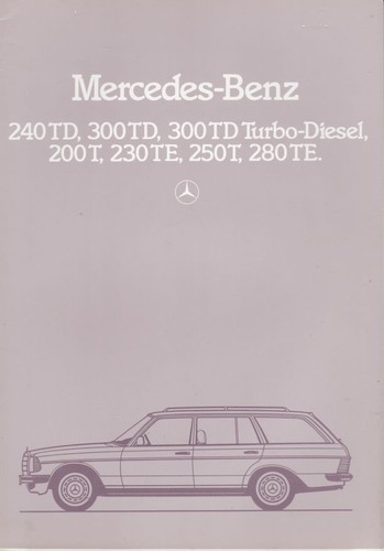 Catalogue brochure mercedes - brochure,
