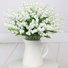 Lot de 2 bouquets ??l??gants simul??s de muguet pour mariages et ??v??nements