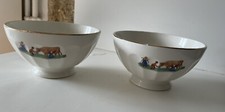 2 Anciens Bols en Porcelaine