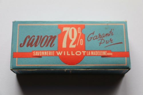 Ancienne boite savon avec - ancienne,