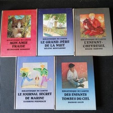 Lot de 5 livres Bibliothèque de l'amitié Années 60 Livre jeunesse 9 Ans Ancien