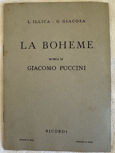 Giacosa illica bohème - la,