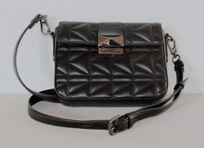 Sac femme cuir noir capitonné à bandoulière KARL LAGERFELD   Parfait état !
