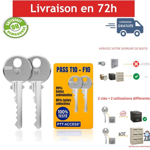 Clés ptt t10 - clés,