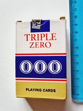 Cartes À Jouer Triple Zéro