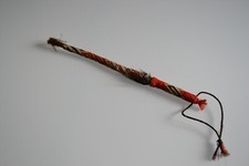 ANCIENNE CRAVACHE EN NYLON TRESSE ORIGINE A DETERMINER 40 CM