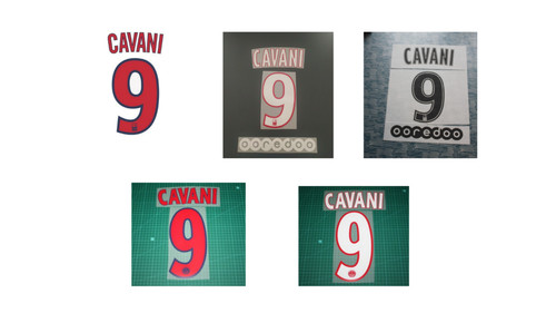 Cavani patch flocage paris - patch,
