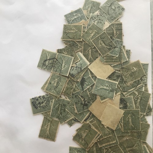 Vrac 100 timbres france type - 100,