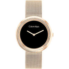 Montre Femme CK CALVIN KLEIN TWIST 25200151 Acier Inoxydable Gold Rose Noir
