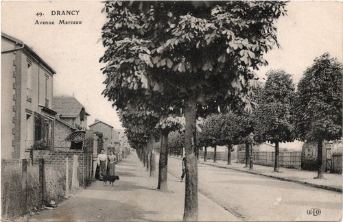 Carte postale drancy avenue - drancy,