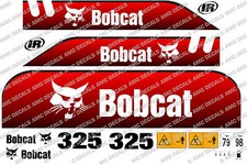 Bobcat 325d Mini Digger Décalque Autocollant Set