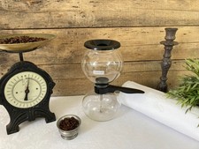 825⚜️ Ancienne Cafetière à Dépression Bodum en Verre Hauteur 28 Cm Vintage