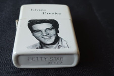 Elvis Presley - Ancien étui pour briquet Zippo - Elvis N&B -Marque BETTY STAR