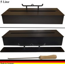 5 litre éthanol bio brûleur  noir  pour l'éthanol et gel des cheminées Caminetti