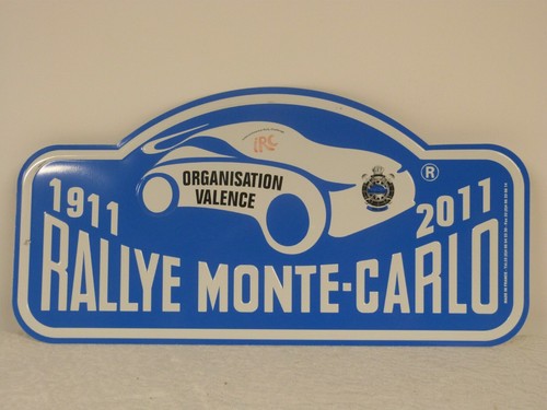 Plaque rallye monte carlo - de,
