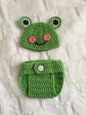 Hand Crocheted Baby Frog photo