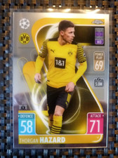 Carte Topps CHROME Match Attax / CL / 2021 - 22 : HAZARD : DORTMUND / COMME NEUVE