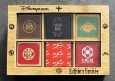 Disneyland Paris -Coffret Boutons de manchette Série complète(6 paires) éd. lim.