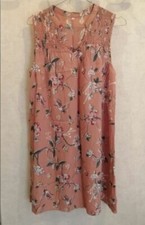 Robe rose à fleurs viscose