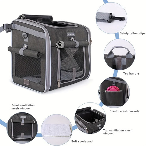 Sac dos vélo chien chat - vélo,