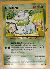 CARTE POKEMON JUMBO GEANTE NEUVE 25 ANS BULBIZARRE 40 PV 44/102
