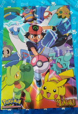 Grand Poster Pokemon Yu gi oh mangas vintage Sacha ash chad yuki jaden pikachu