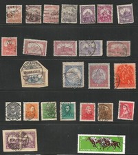 HONGRIE - Lot de 26 timbres