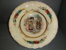 Ancien plat creux - creux, rond