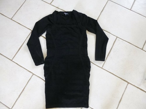 Robe noire moulante sexy - noire,