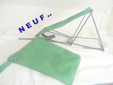 Siège pliant de pêche , ou  chasse en toile  VERTE Chaise Pliante Hauteur 30cm