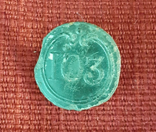 Bouton 1er régiment - bouton,