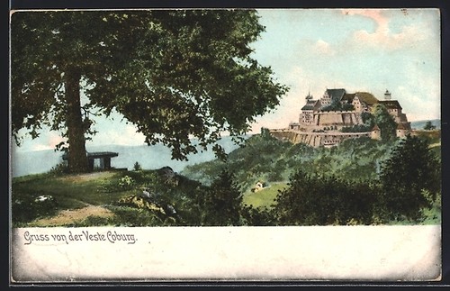 Carte postale cobourg - postale, veste