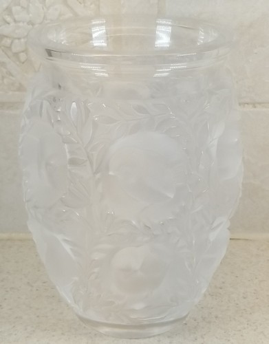 Vtg signed lalique france - signed,