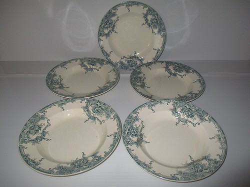 Assiettes creuses terre - assiettes,