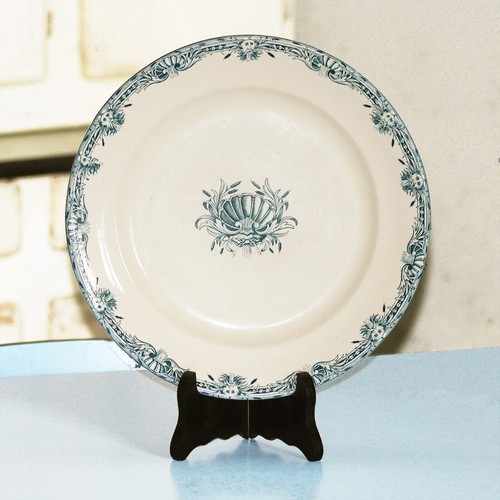 Grande assiette plat ancien - assiette,